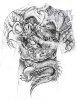 Dragons Fighting by Seattle Tattoo Artist Jeremy Garrett