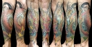 cover up tattoos_ Wolverin to Dragon Full Wrap