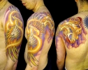 custom tattoos_Neo Traditional Phoenix