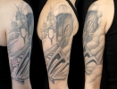 custom tattoos_Sydney Opera House NYC Libery Tower Brooklyn Bridge