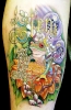 Custom Tattoos_Frog Prince with Flowers