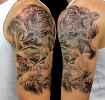 custom tattoos_Darkness and Pitt Comic Art