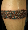 old tattoos_Celtic Calf Band